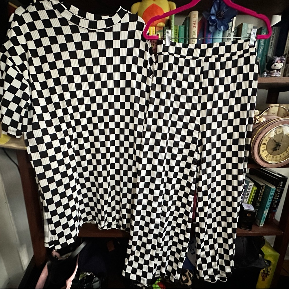 Dressed in LALA checkerboard set